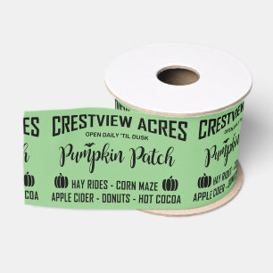 CRESTVIEW ACRES PUMPKIN PATCH Ribbon Grosgrain Ribbon