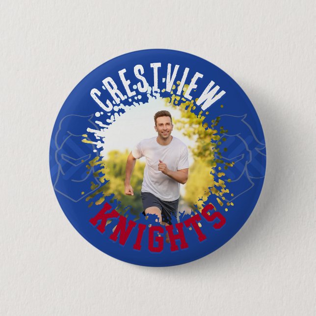 Crestview Knights sports team button (Front)