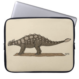 Cretaceous Dinosaur Ankylosaurus Laptop Sleeve