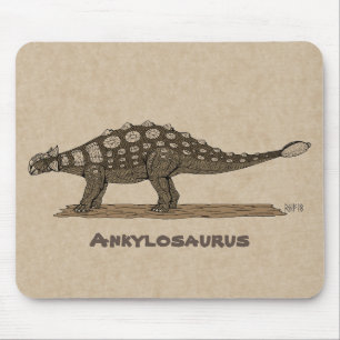 Cretaceous Dinosaur Ankylosaurus Mouse Mat