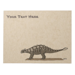 Cretaceous Dinosaur Ankylosaurus Notepad