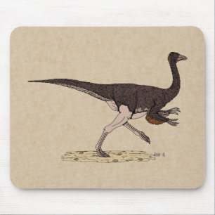 Cretaceous Dinosaur Ornithomimus Mouse Mat