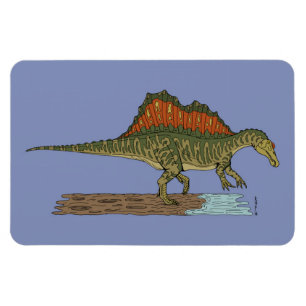 Cretaceous Dinosaur Spinosaurus Magnet