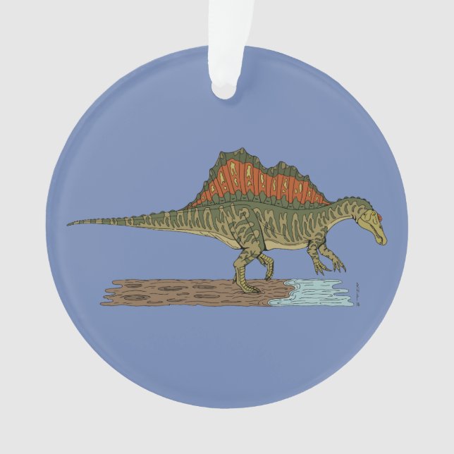 Cretaceous Dinosaur Spinosaurus Ornament (Front)