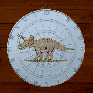 Cretaceous Dinosaur Triceratops Dartboard