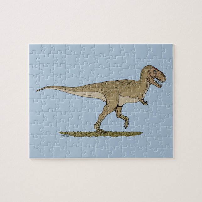 Cretaceous Dinosaur Tyrannosaurus rex Jigsaw Puzzle (Horizontal)