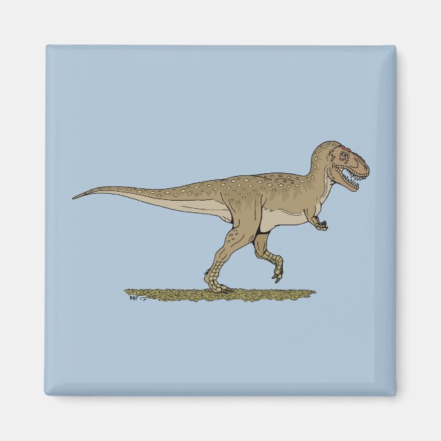 Cretaceous Dinosaur Tyrannosaurus rex Magnet (Front)