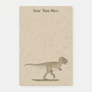 Cretaceous Dinosaur Tyrannosaurus rex Post-it Note