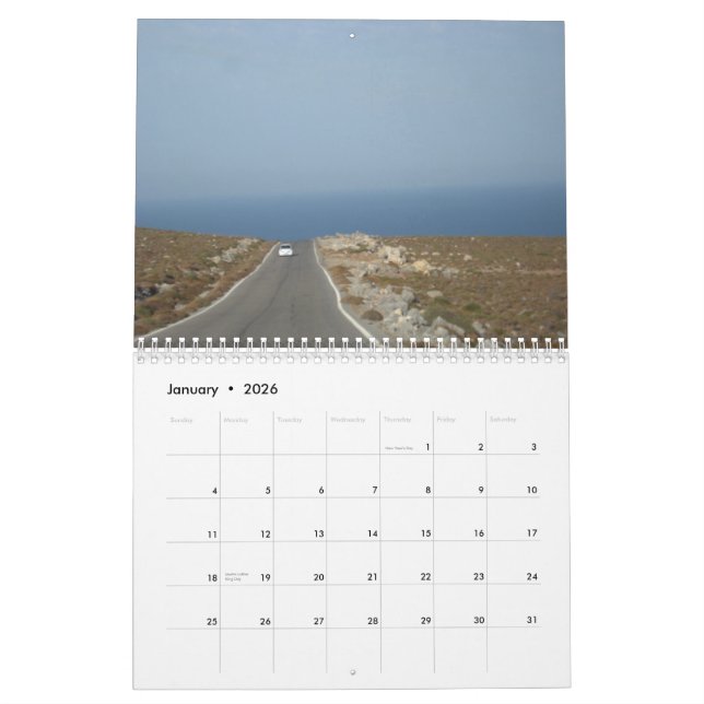 Crete Calendar (Jan 2026)