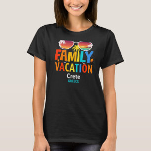Crete Family Vacation Most Beautiful Islands   T-Shirt