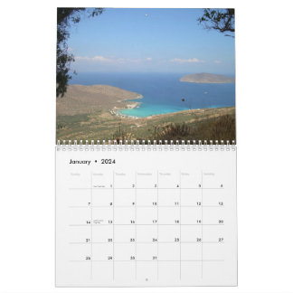 CRETE, GREECE Wall Calendar