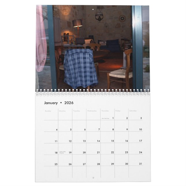 Crete Hermitage Calendar (Jan 2026)