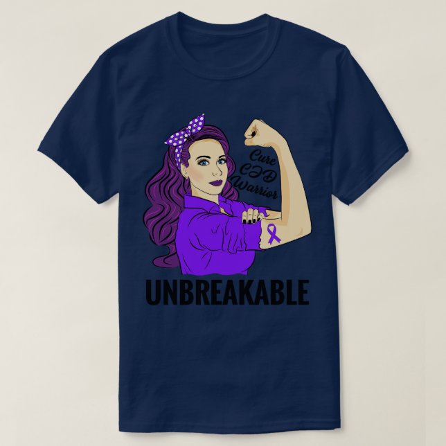 Creutzfeldt Jakob Disease Awareness Cure CJD T-Shirt (Design Front)