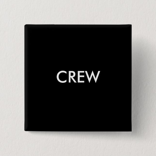 CREW 15 CM SQUARE BADGE (Front)