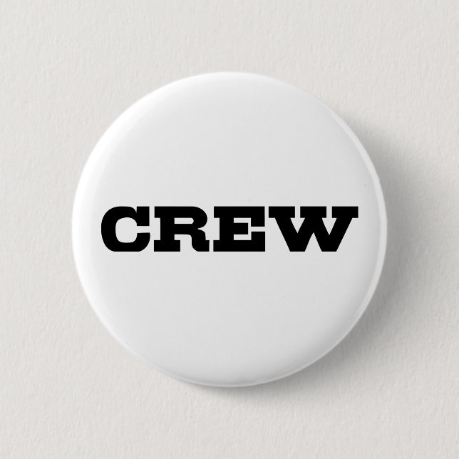 Crew 6 Cm Round Badge (Front)