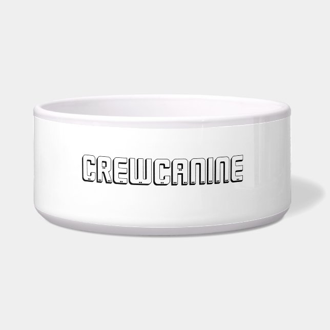 CREW CANINE dog bowl (Front)