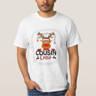 Crew Christmas Reindeer Santa T-Shirt