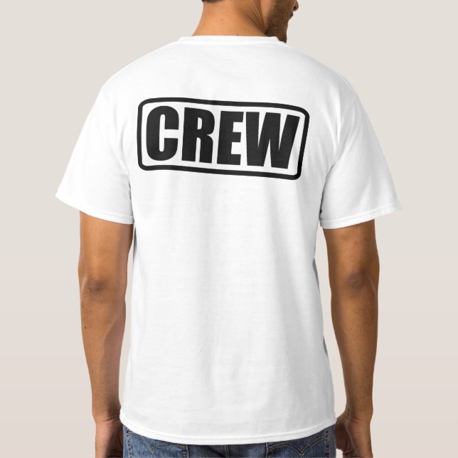 Crew Member - Event Team Staff T-Shirt (Back)