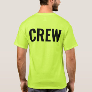 Crew Personalised Employee Work T-Shirt