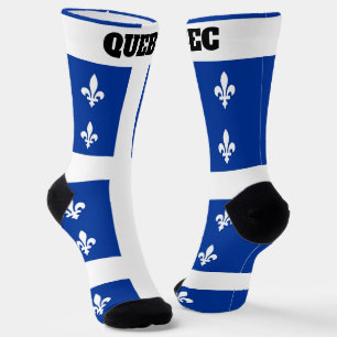 crew socks with flag of Quebec
