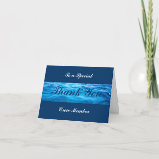 Crew Thank You Cards -customisable