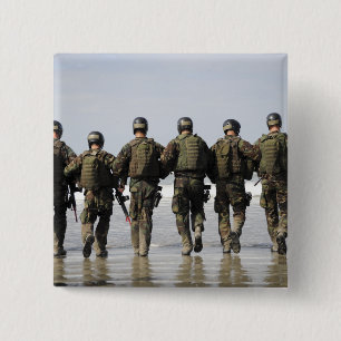 Crewman Qualification Training students 15 Cm Square Badge