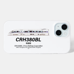 CRH380BL China Railway High-Speed Electric Train iPhone 15 Case