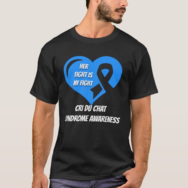Cri Du Chat Syndrome Awareness T-Shirt (Front)