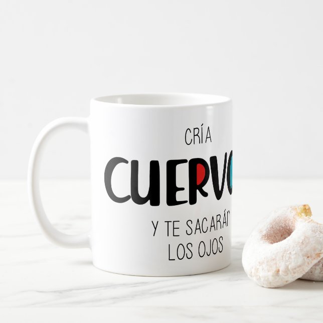 Cria cuervos coffee mug (With Donut)
