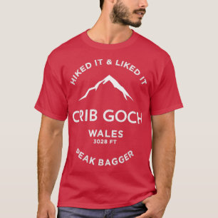 Crib Goch Wales Hiking T-Shirt