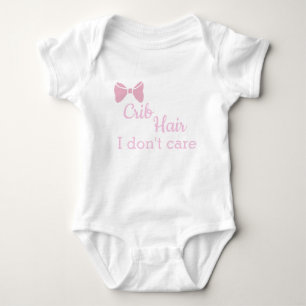 CRIB HAIR I DON'T CARE bodysuit