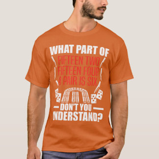 Cribbage Board Game Pegs Cribbage Lover Card Playe T-Shirt