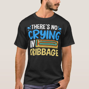 Cribbage Board Player Card Game Rules Crib Play T-Shirt