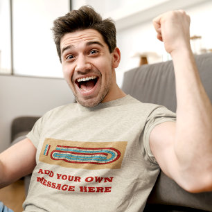 Cribbage Game Board wih Your Message Graphic Tri-Blend Shirt