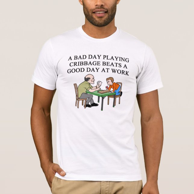 cribbage game player T-Shirt (Front)