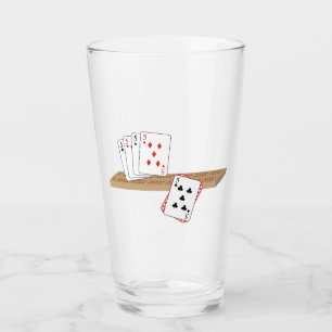 Cribbage Hand Glass