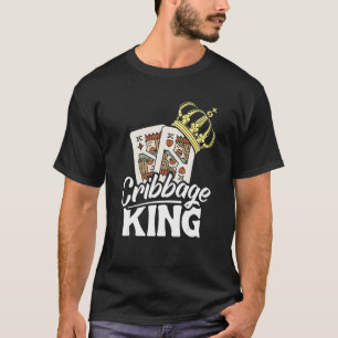 Cribbage King Partnerlook Card Game Players 1 T-Shirt
