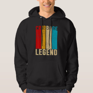 Cribbage Legend Player Fifteen Two Fifteen Four Re Hoodie