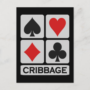 Cribbage postcard