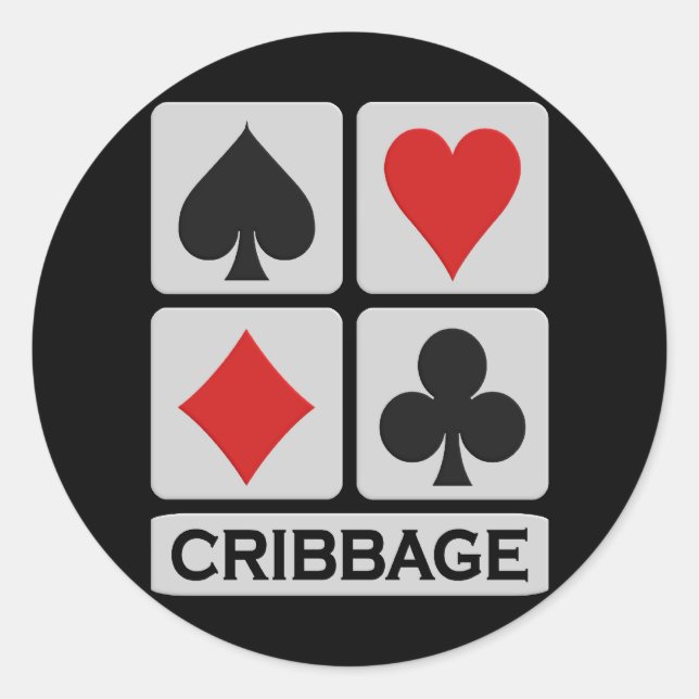 Cribbage stickers (Front)