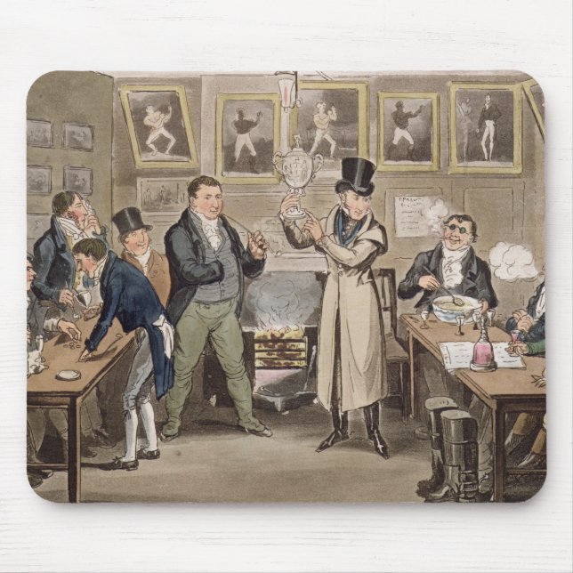 Cribb's Parlour: Tom introducing Jerry and Logic t Mouse Mat (Front)