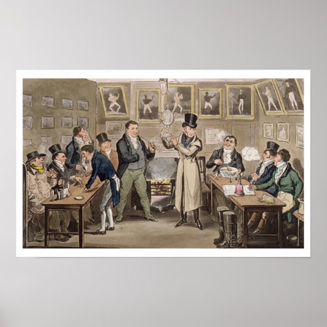 Cribb's Parlour: Tom introducing Jerry and Logic t Poster (Front)