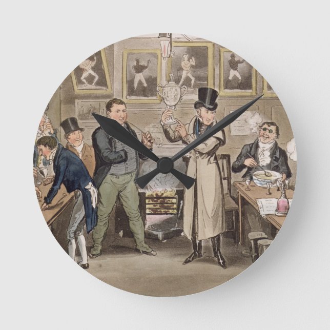 Cribb's Parlour: Tom introducing Jerry and Logic t Round Clock (Front)