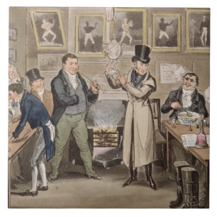 Cribb's Parlour: Tom introducing Jerry and Logic t Tile