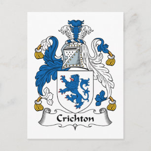 Crichton Family Crest Postcard