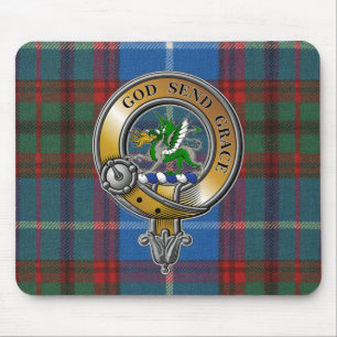 Crichton Tartan & Badge Mouse Mat