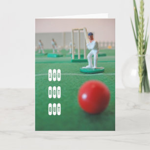 Cricket 100th birthday card