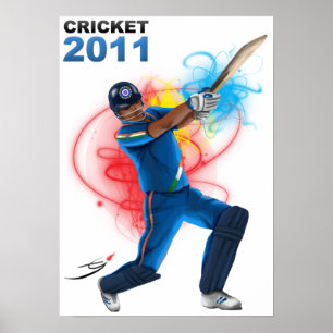 Cricket 2011 - Support India Poster