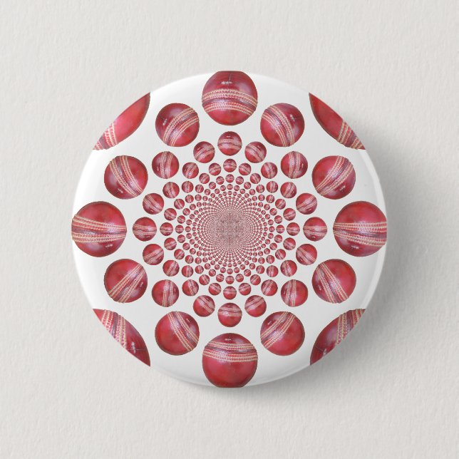 Cricket 6 Cm Round Badge (Front)