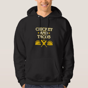 Cricket And Tacos Sports Player Team Coach Graph Hoodie